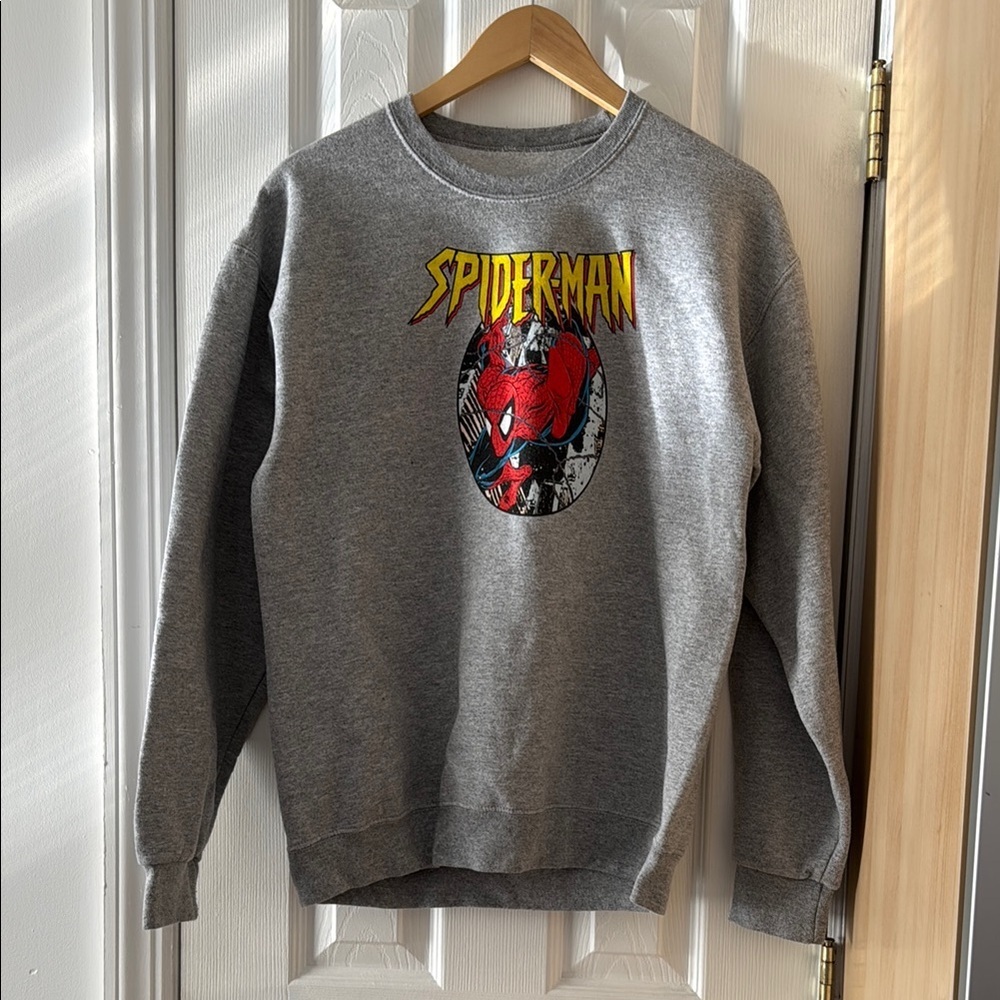 Marvel Spider-Man Gray Sweatshirt